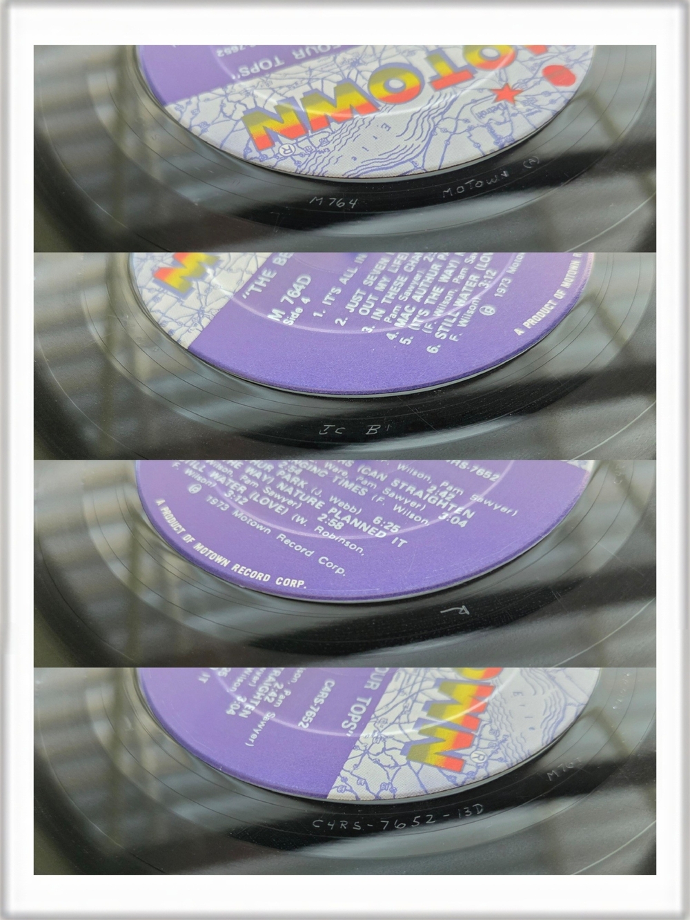 THE FOUR TOPS•The Best Of•1973 US 2xLP (M 764D) Motown - Picture 13 of 17